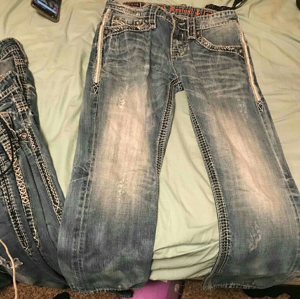 rock revival jeans
